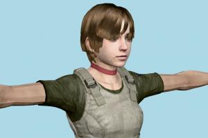 Rebecca Chambers RE5, girl, female, woman, lady, people, human, character